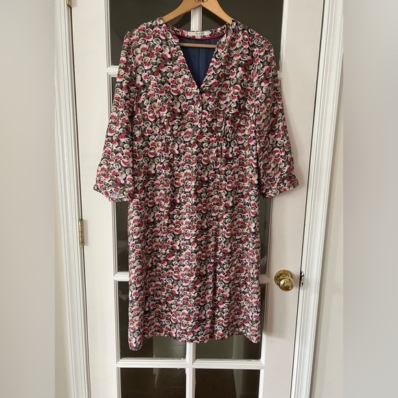 Boden Floral Dress - Size 10 Long - Picture 1 of 6